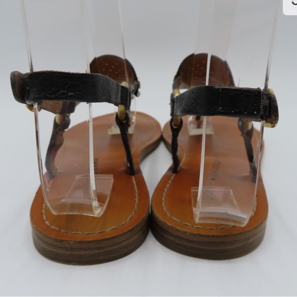 Lucky Brand Womens Ankle Strap Western Basketweave Sandals - Picture 4 of 4